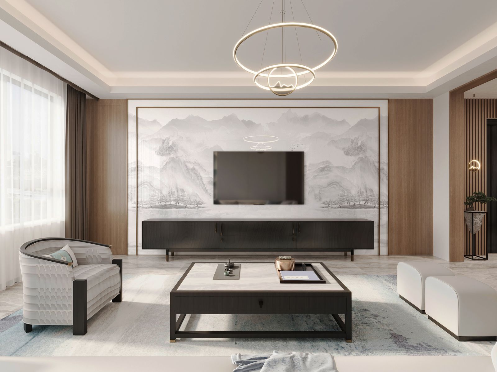 SHUI MO DAN QING - space view