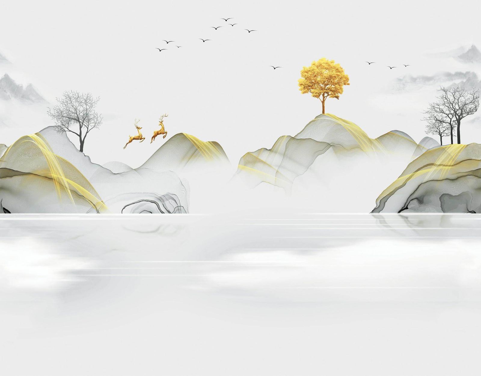 LIU JIN SHAN SHUI - element view
