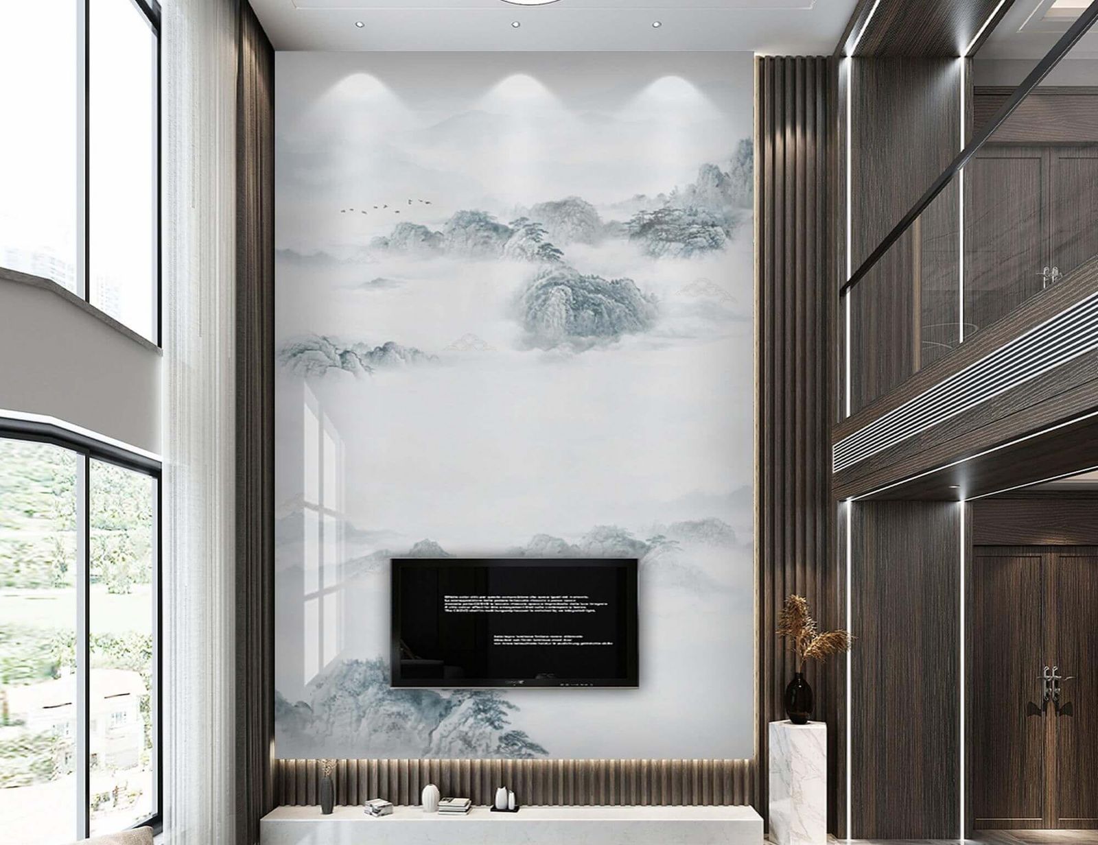 LIU YUN DIE CUI - space view